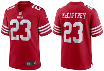 �N���X�`�����E�}�L���t���[ �T���t�����V�X�R �t�H�[�e�B�[�i�C�i�[�Y �i�C�L �Q�[���W���[�W (�X�J�[���b�g)/ Christian McCaffrey San Francisco 49ers