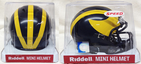 ミシガン ウルヴァリンズ グッズ ヘルメット Michigan Wolverines Helmet
